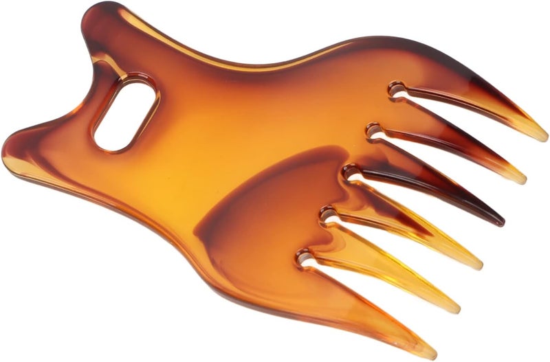 woobles 3pcs Wide Teeth Texture Comb, Wide Tooth Comb Teasing Wet Comb Detangling Shampoo Comb Shaping for Men Boys Salon Barber Hairstylist Comb - Image 2